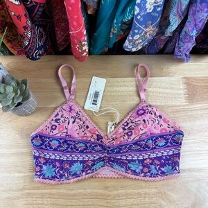 ✨ Spell Folk Town Bralette ✨ Blossom Pink ✨ M